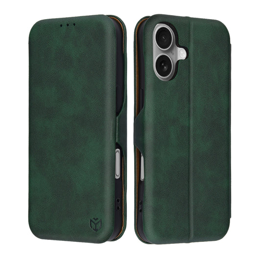 Husa pentru Apple iPhone 17, Techsuit, Safe Wallet Plus, Verde