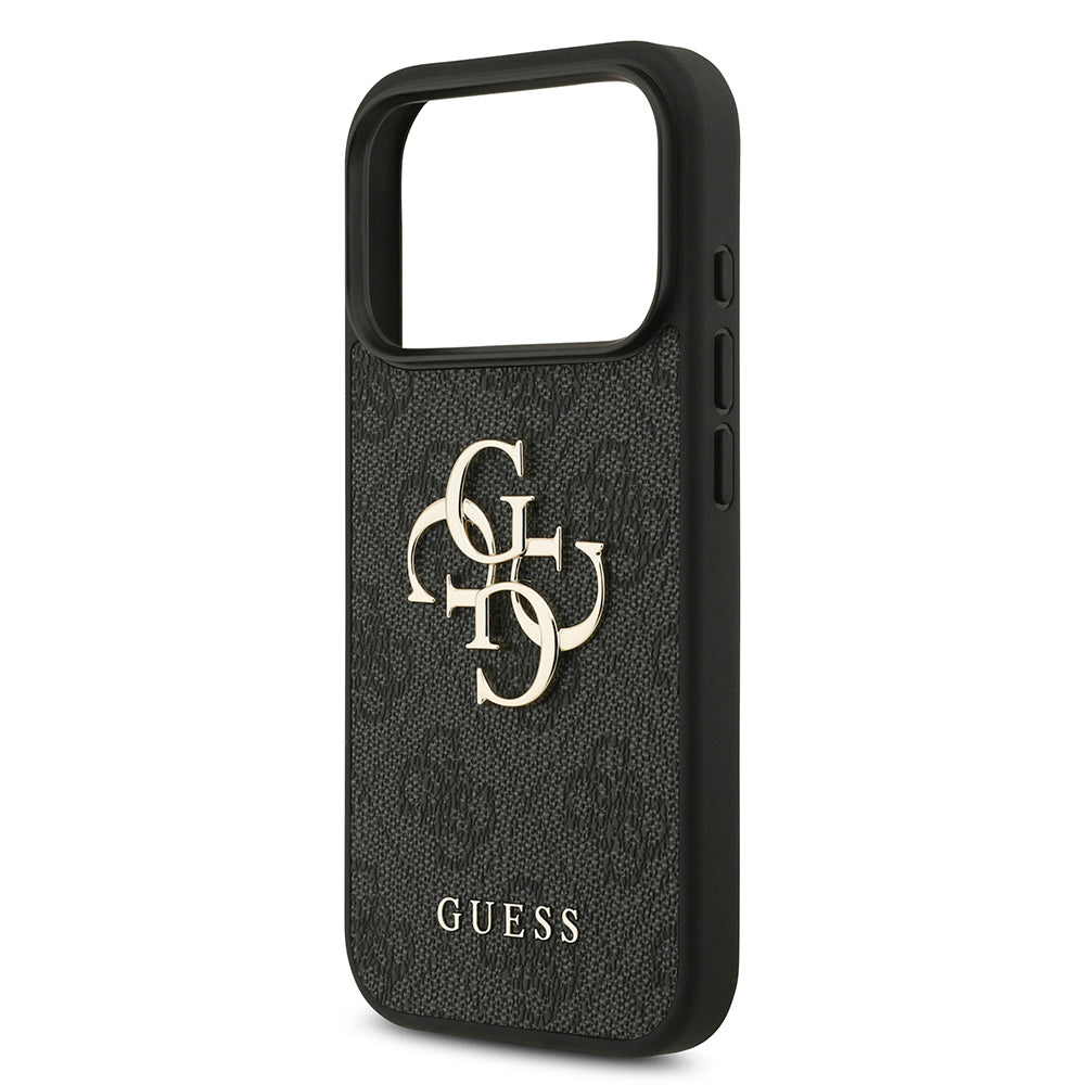 Husa pentru Apple iPhone 18 Pro / 17 Pro, Guess, 4G Big Logo, Neagra