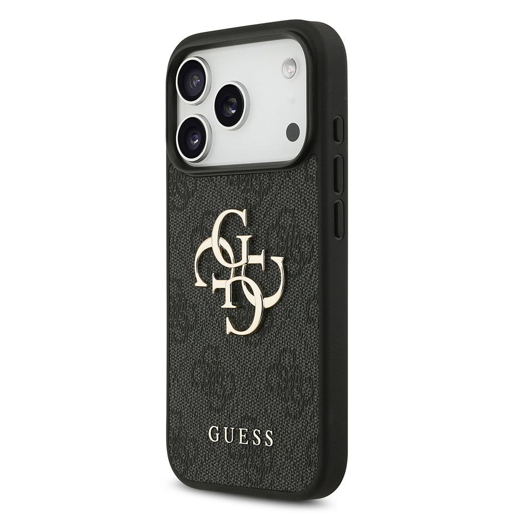 Husa pentru Apple iPhone 18 Pro / 17 Pro, Guess, 4G Big Logo, Neagra