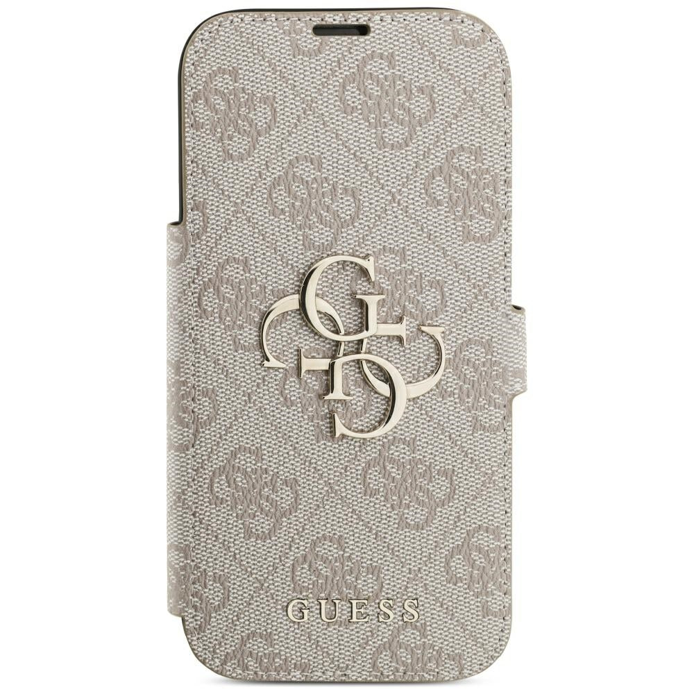 Husa pentru Apple iPhone 18 Pro / 17 Pro, Guess, 4G Metal Logo, Roz