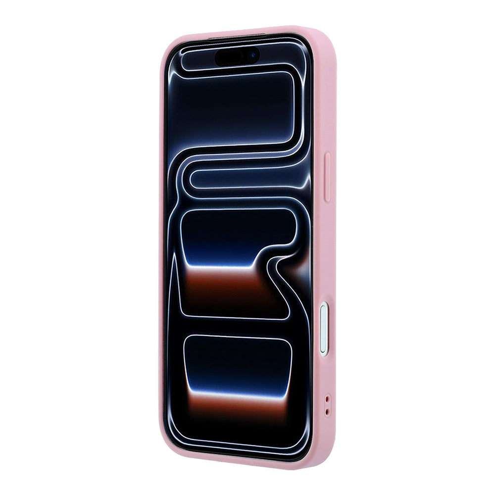 Husa pentru Apple iPhone 18 Pro / 17 Pro, Guess, Fixed Glitter Big 4G, Roz