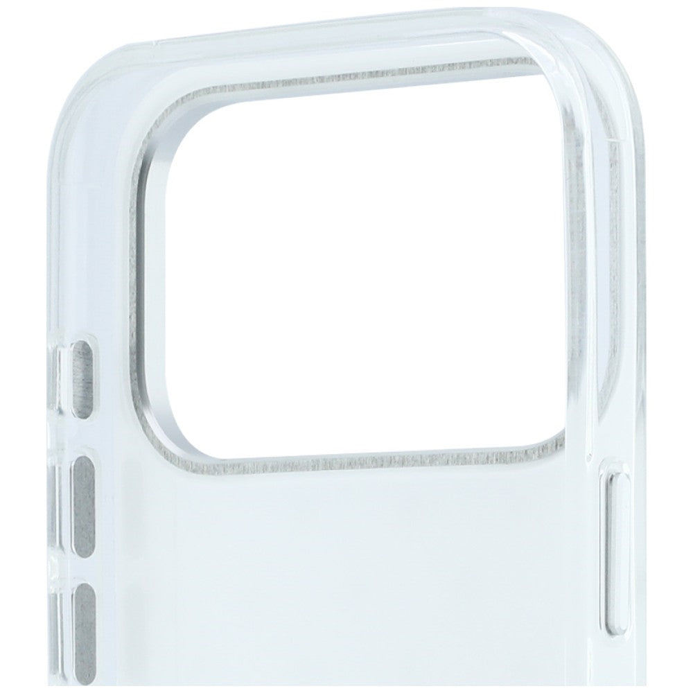 Husa pentru Apple iPhone 18 Pro / 17 Pro, Karl Lagerfeld, IML Rhinestones and Electroplated Logo, Alba