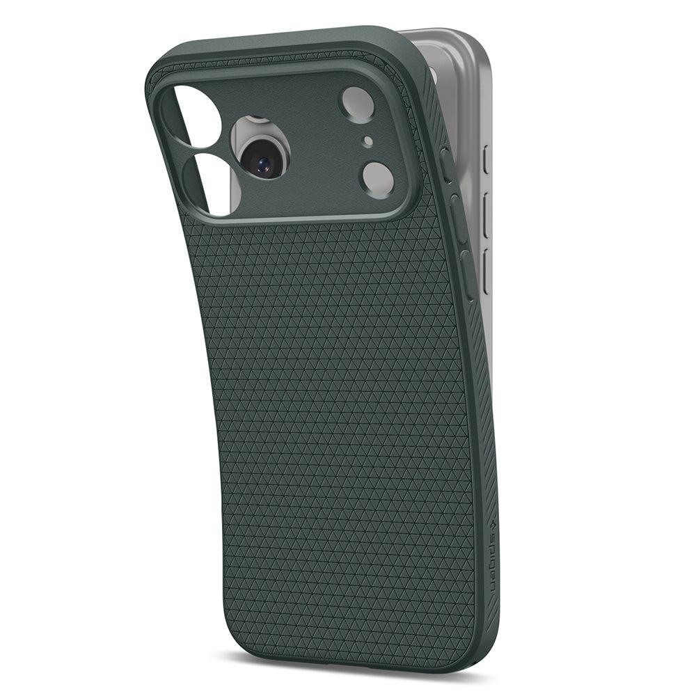 Husa pentru Apple iPhone 18 Pro / 17 Pro, Spigen, Liquid Air, Verde ACS12151