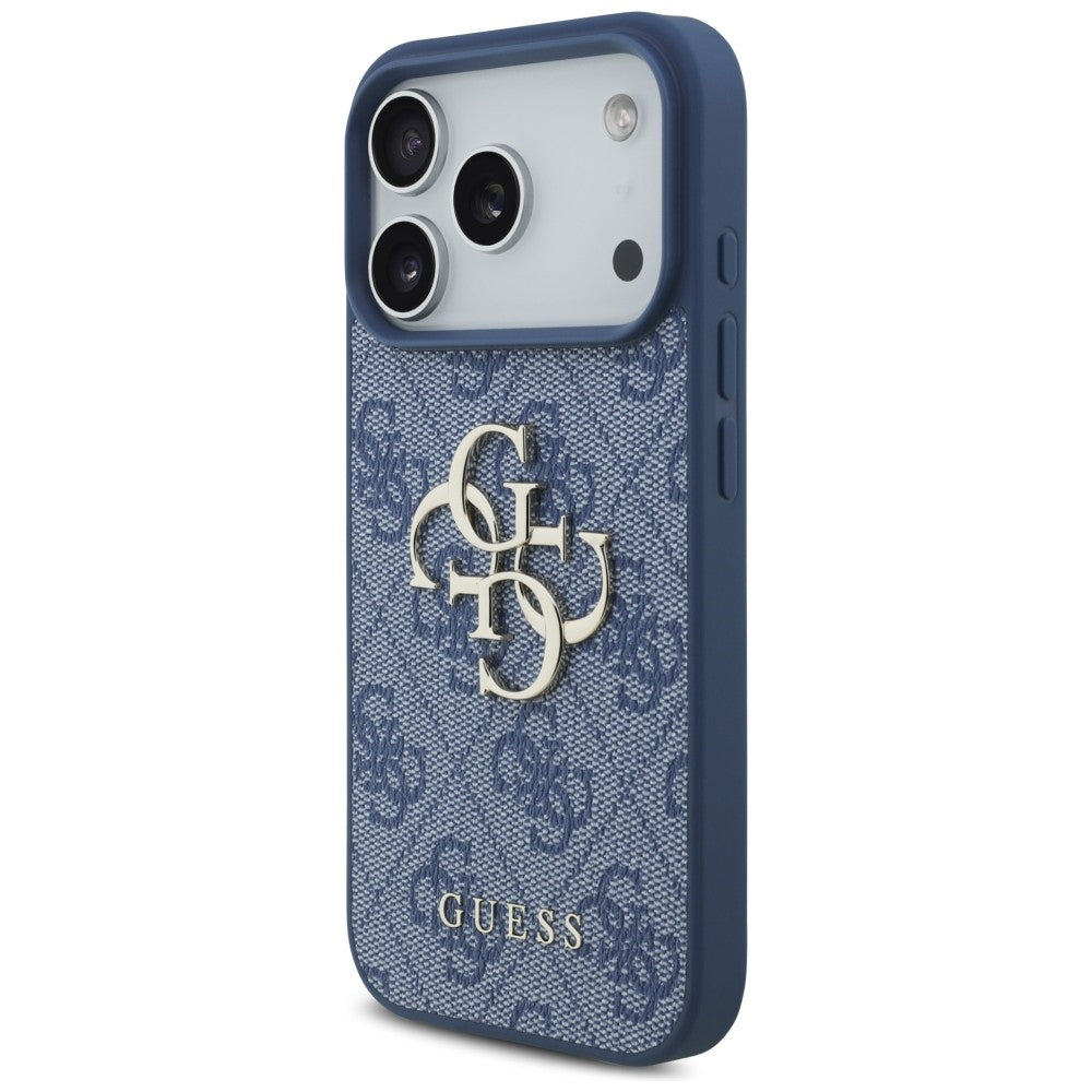 Husa pentru Apple iPhone 18 Pro Max / 17 Pro Max, Guess, 4G Big Logo, Albastra
