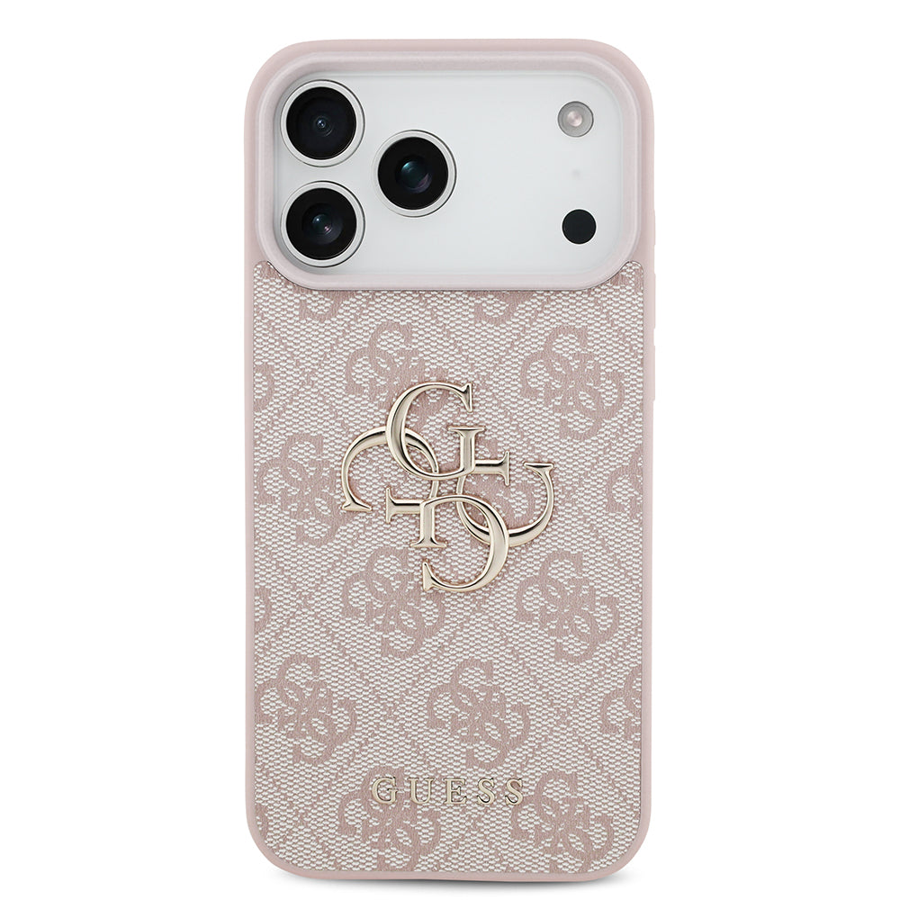 Husa pentru Apple iPhone 18 Pro Max / 17 Pro Max, Guess, 4G Big Logo, Roz