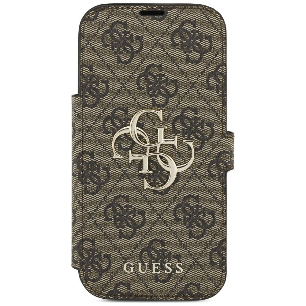 Husa pentru Apple iPhone 18 Pro Max / 17 Pro Max, Guess, 4G Metal Logo, Maro