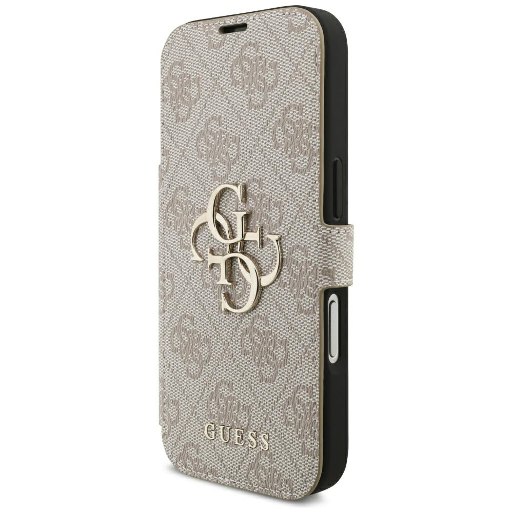 Husa pentru Apple iPhone 18 Pro Max / 17 Pro Max, Guess, 4G Metal Logo, Roz