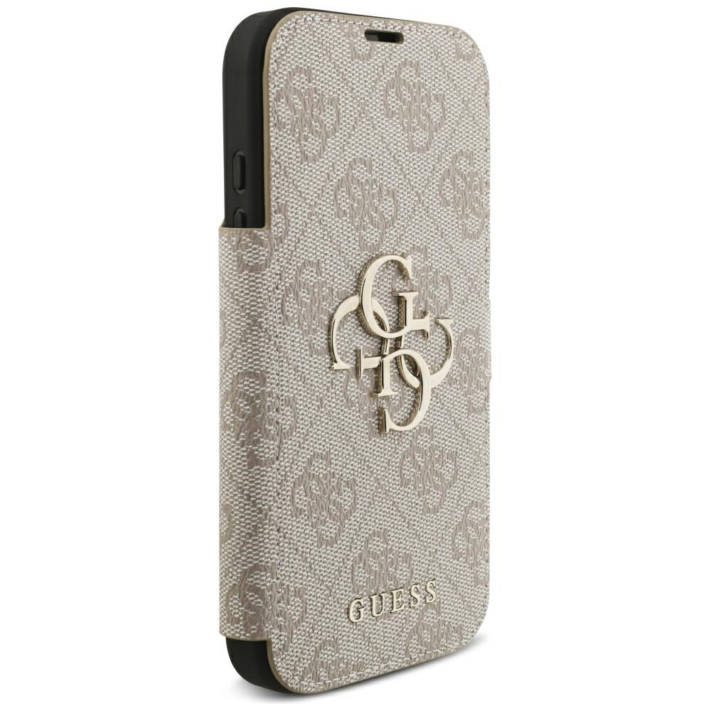 Husa pentru Apple iPhone 18 Pro Max / 17 Pro Max, Guess, 4G Metal Logo, Roz