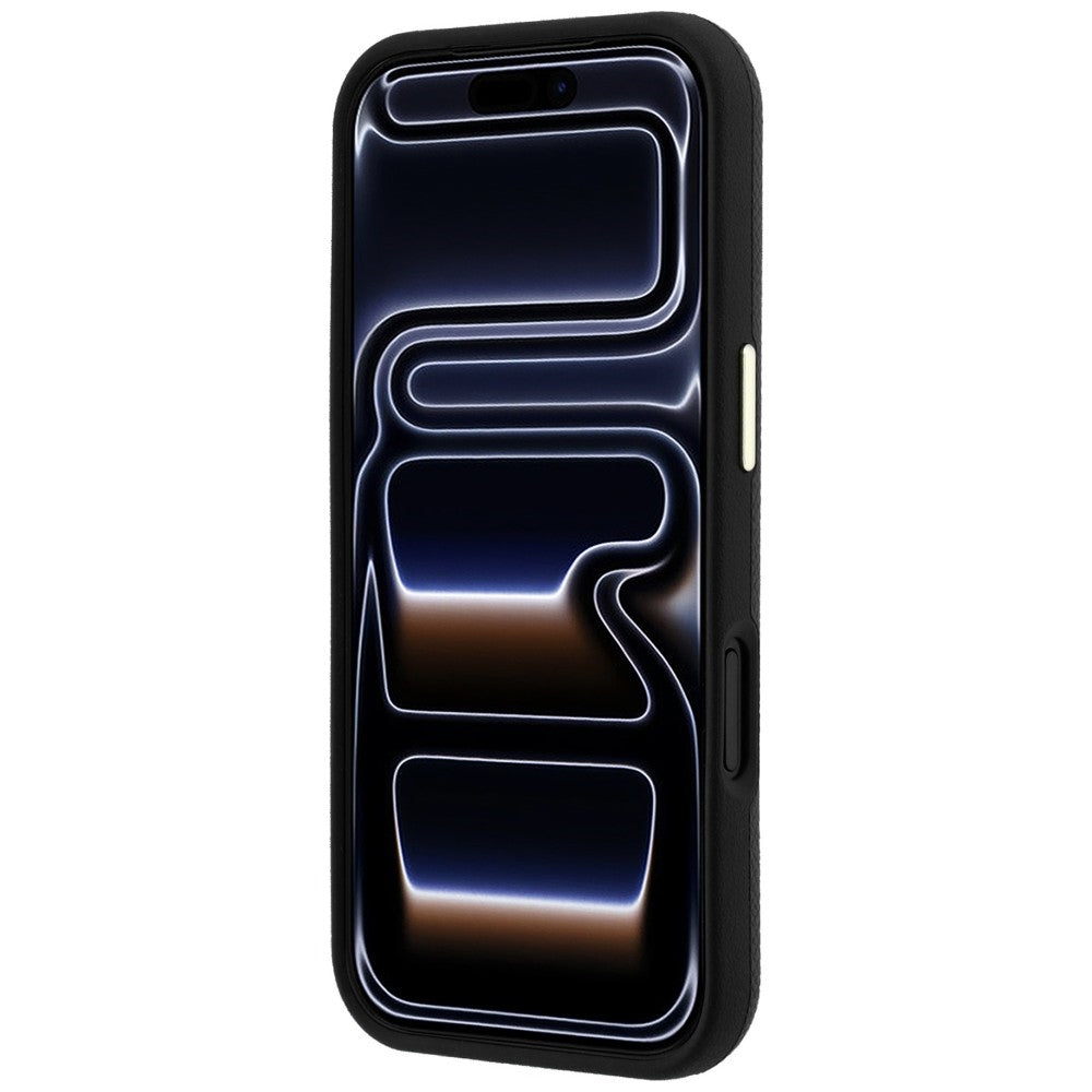 Husa pentru Apple iPhone 18 Pro Max / 17 Pro Max, Guess, Grained Big Resin Logo, Neagra