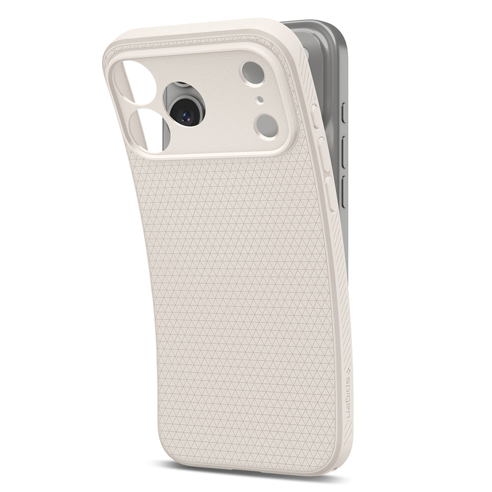 Husa pentru Apple iPhone 18 Pro Max / 17 Pro Max, Spigen, Liquid Air, Bej ACS12114