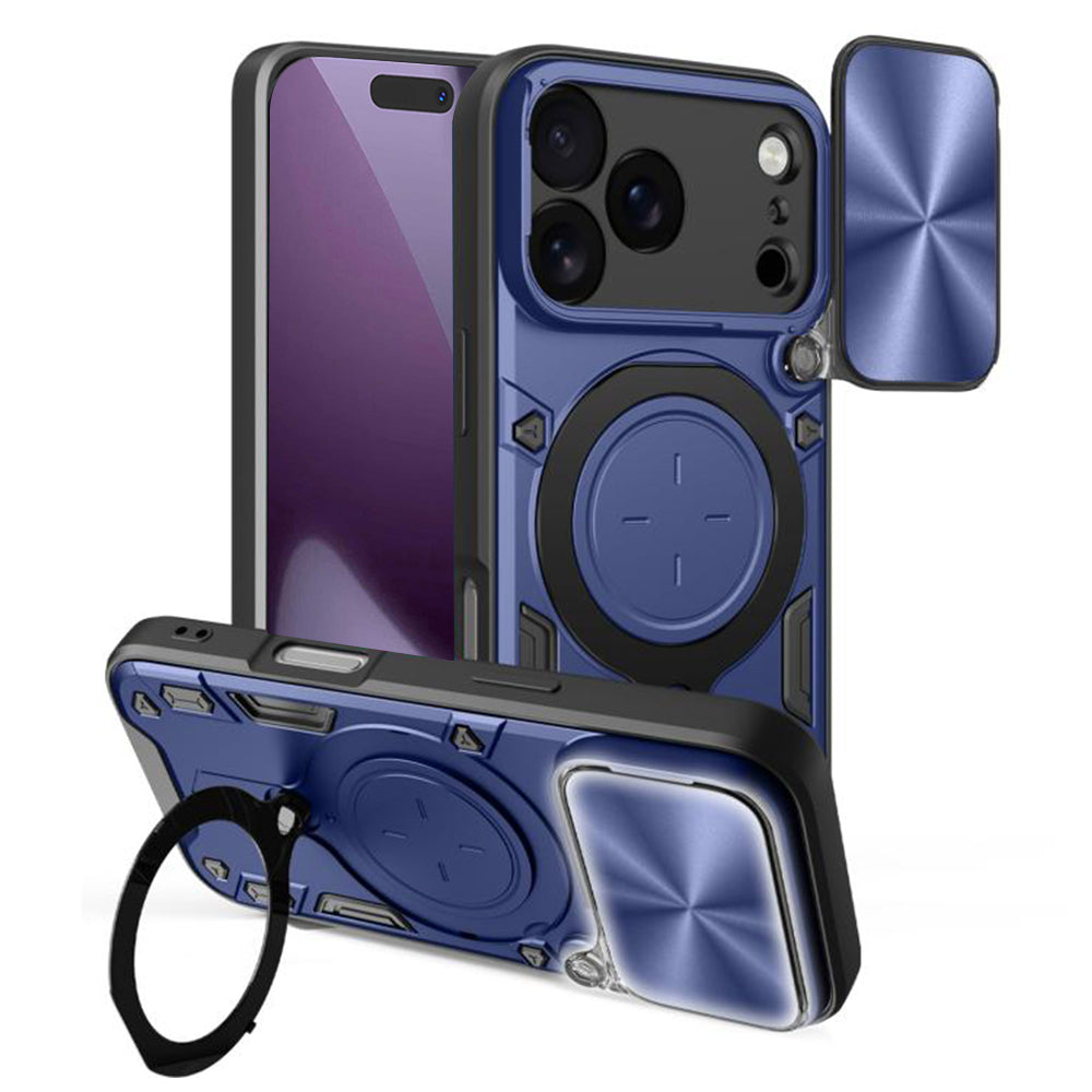 Husa pentru Apple iPhone 18 Pro Max / 17 Pro Max, Techsuit, CamGuard Pro, Albastra