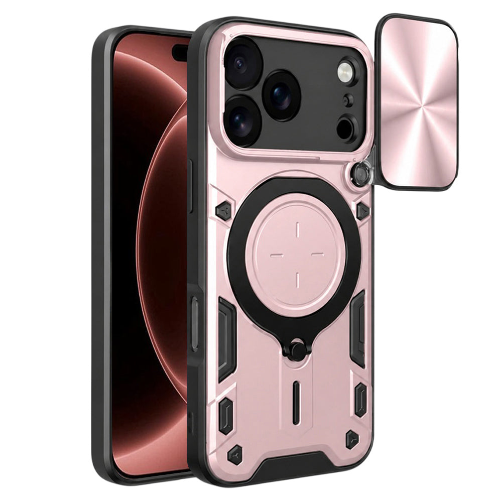 Husa pentru Apple iPhone 18 Pro Max / 17 Pro Max, Techsuit, CamGuard Pro, Roz Aurie