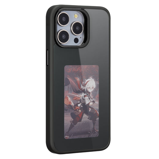Husa pentru Apple iPhone 15 Pro Max, OEM, Display Customized E-Ink, Neagra