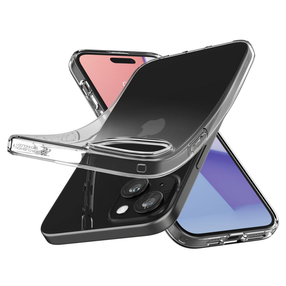 Husa pentru Apple iPhone 15, Spigen, Liquid Crystal, Transparenta ACS06786