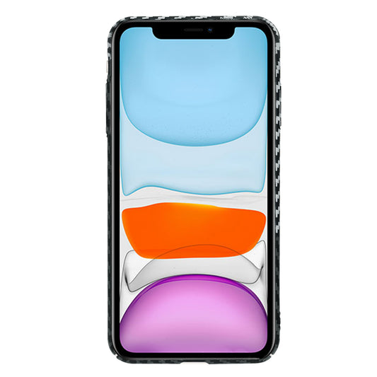 Husa pentru Apple iPhone XR, Techsuit, Carbonite FiberShell, Neagra Gri