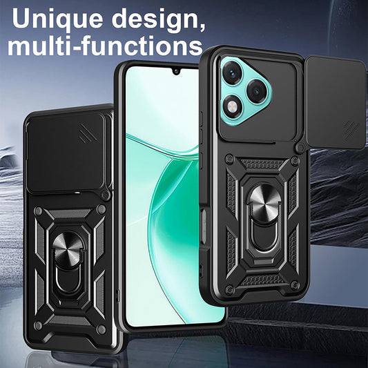 Husa pentru Honor 400 Lite, Techsuit, CamShield, Albastra