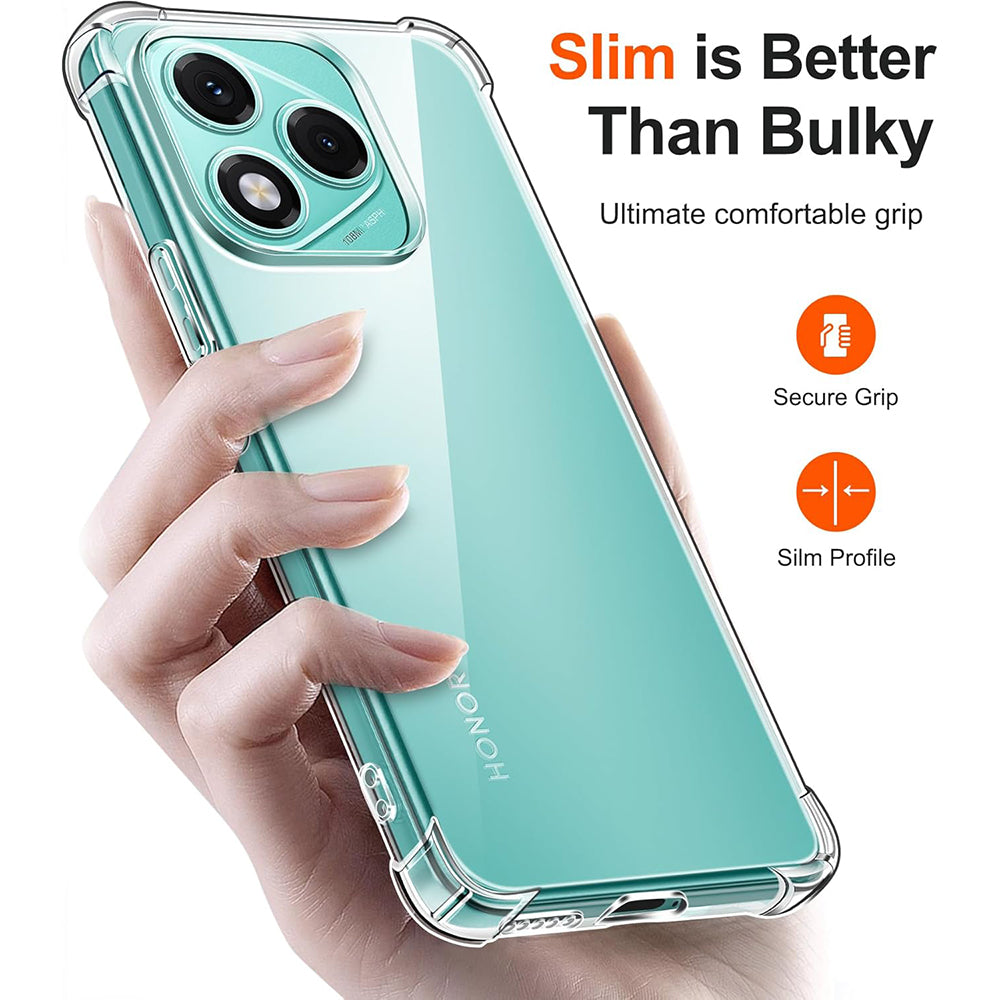 Husa pentru Honor 600 Lite, Techsuit, Shockproof Clear, Transparenta