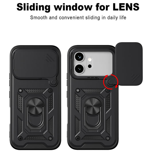 Husa pentru Honor 600 Pro / 600, Techsuit, CamShield, Albastra