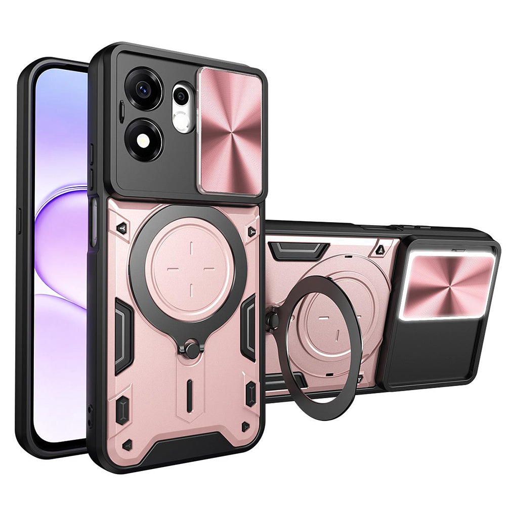 Husa pentru Honor 600 Smart, Techsuit, CamGuard Pro, Roz Aurie