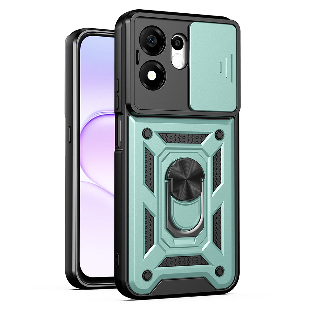 Husa pentru Honor 600 Smart, Techsuit, CamShield, Verde