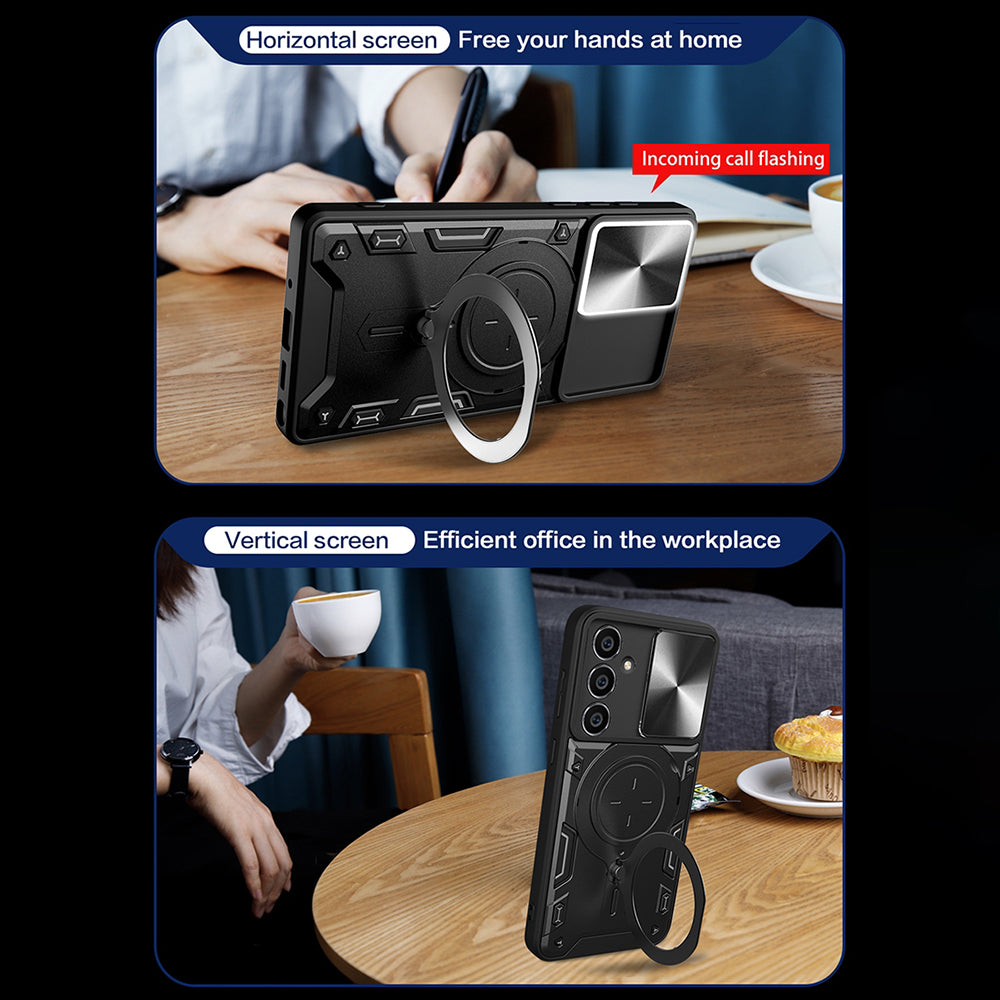 Husa pentru Honor X5c Plus, Techsuit, CamGuard Pro, Roz Aurie