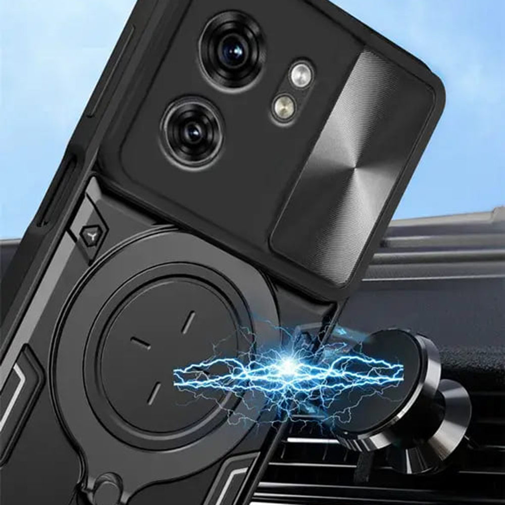 Husa pentru Honor X5c Plus, Techsuit, CamGuard Pro, Roz Aurie