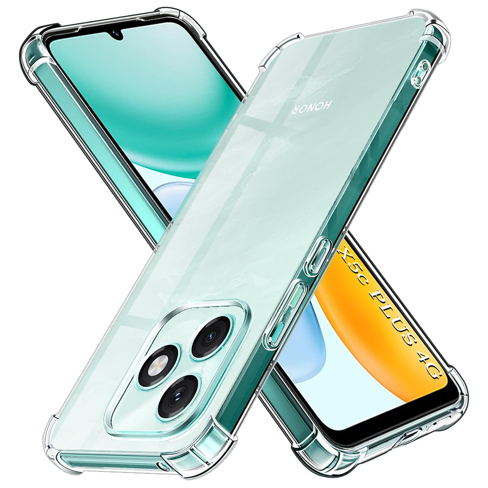Husa pentru Honor X5c Plus, Techsuit, Shockproof Clear, Transparenta