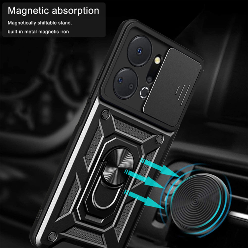 Husa pentru Honor X7a, Techsuit, CamShield, Albastra