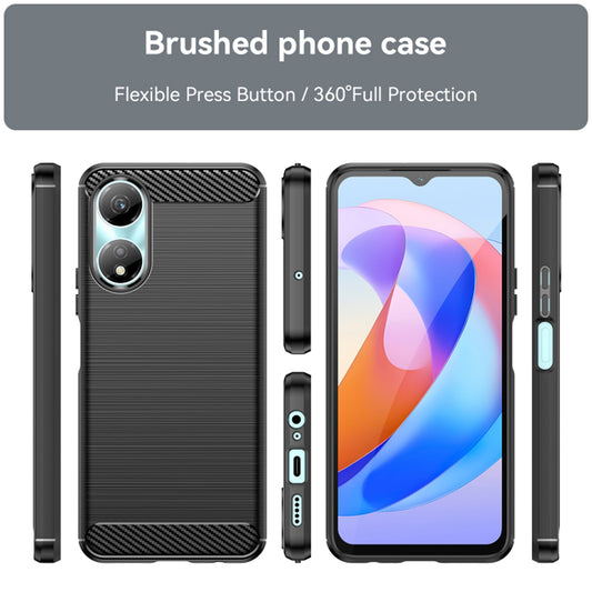 Husa pentru Honor X7b 5G / 90 Smart / X7b 4G, Techsuit, Carbon, Neagra