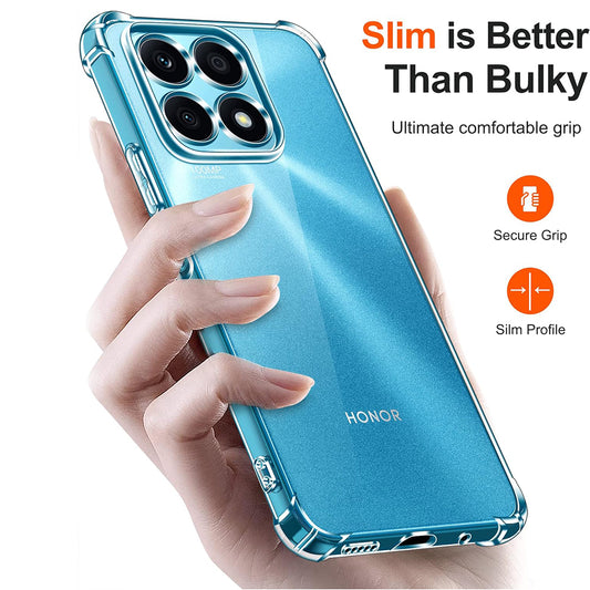 Husa pentru Honor X8a, Techsuit, Shockproof Clear, Transparenta