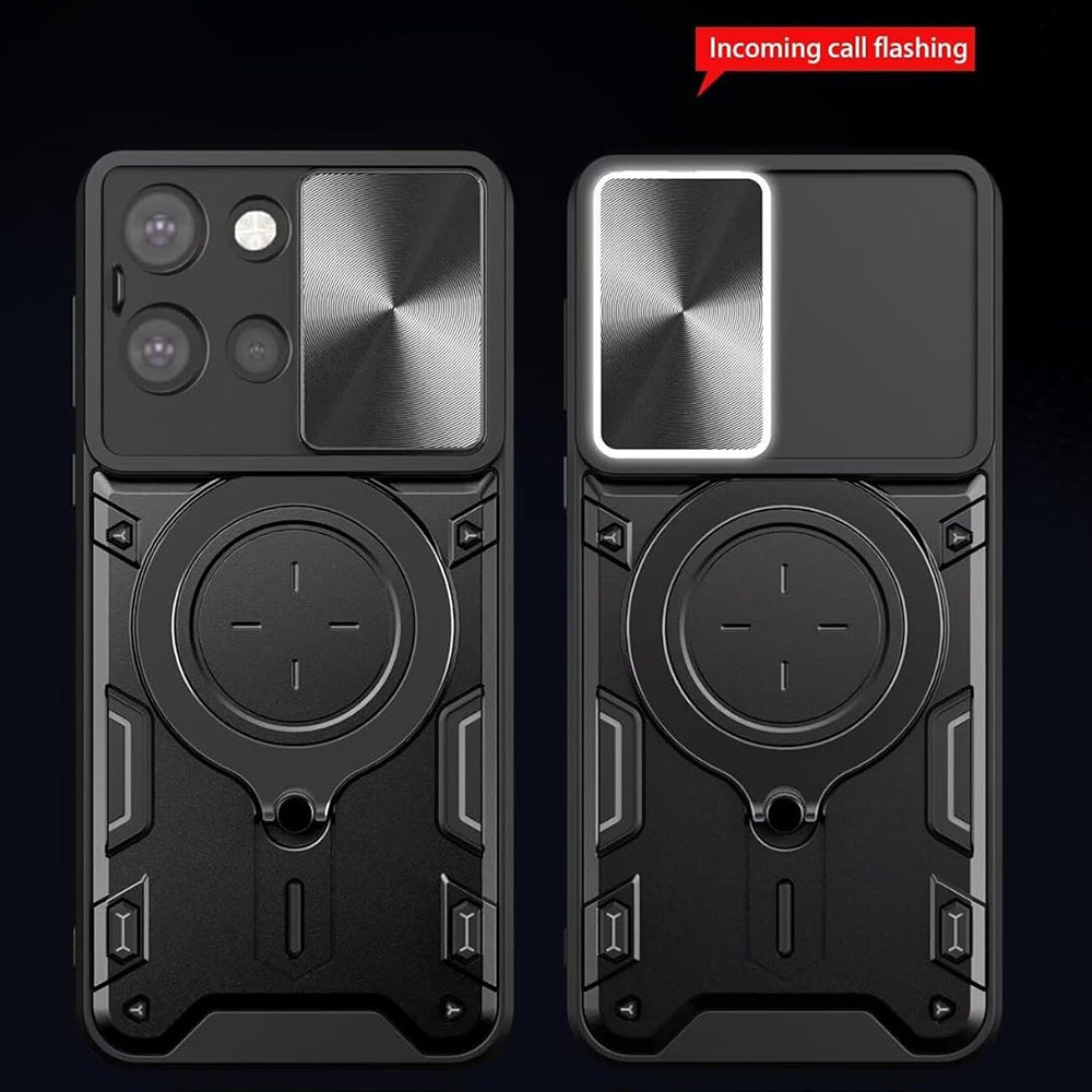 Husa pentru Motorola Edge 70 Fusion, Techsuit, CamGuard Pro, Neagra
