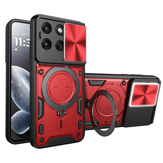 Husa pentru Motorola Edge 70 Fusion, Techsuit, CamGuard Pro, Rosie