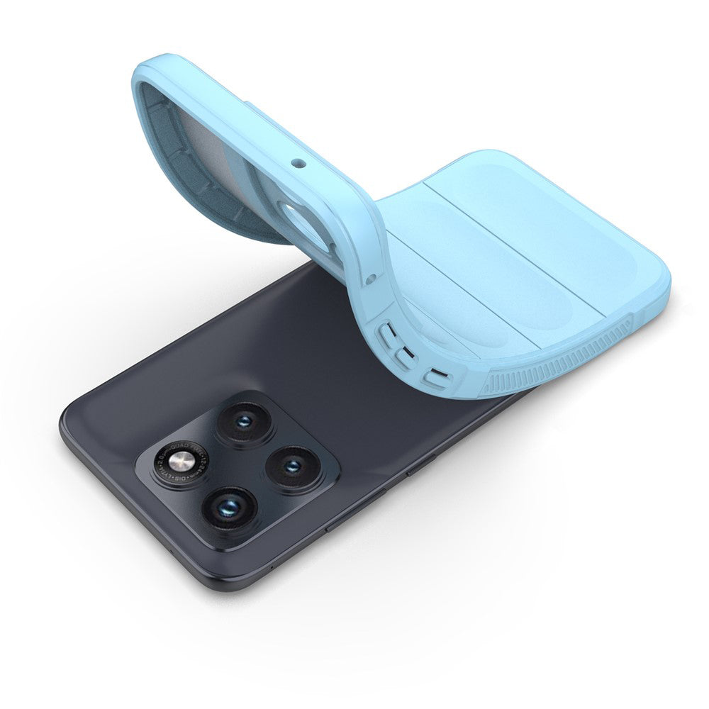 Husa pentru Motorola Edge 70 Fusion, Techsuit, Magic Shield, Bleu