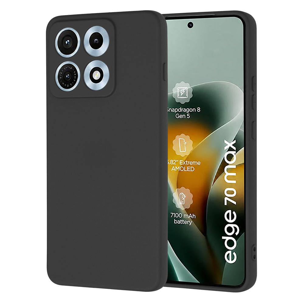 Husa pentru Motorola Edge 70 Max, Techsuit, SoftFlex, Neagra