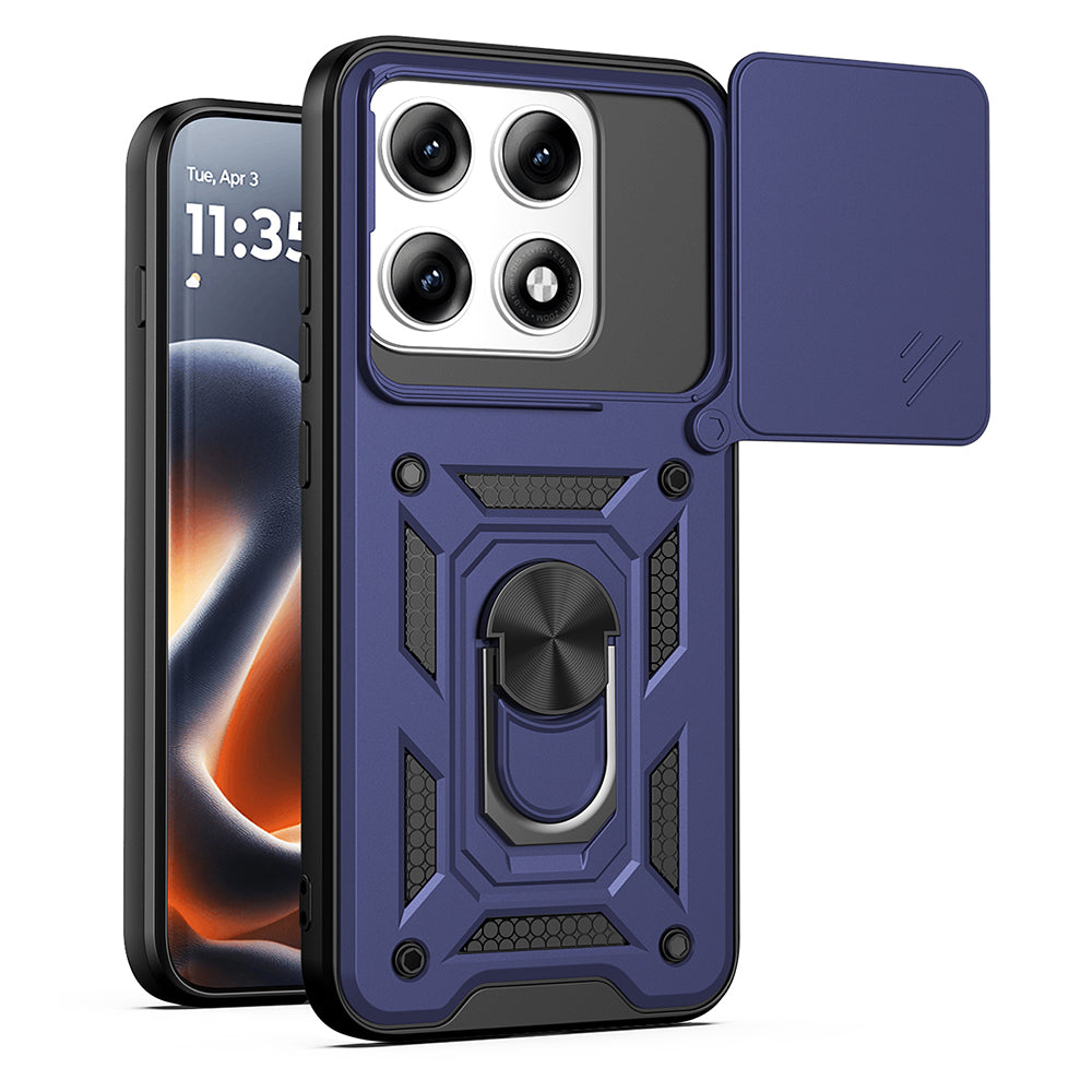 Husa pentru Motorola Edge 70 Pro, Techsuit, CamShield, Albastra