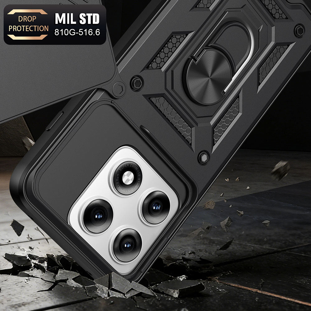 Husa pentru Motorola Edge 70 Pro, Techsuit, CamShield, Neagra