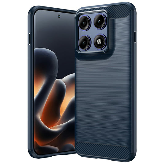 Husa pentru Motorola Edge 70 Pro, Techsuit, Carbon, Albastra