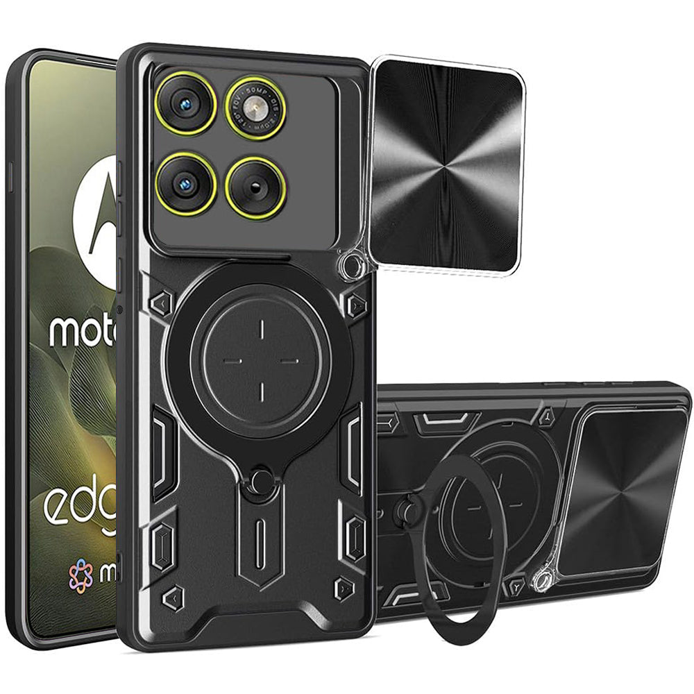 Husa pentru Motorola Edge 70, Techsuit, CamGuard Pro, Neagra
