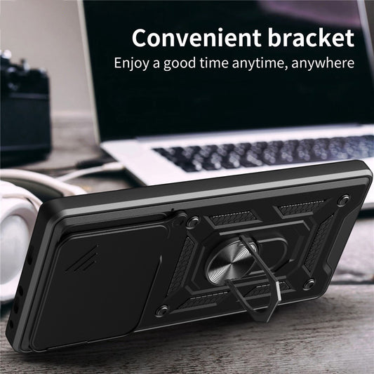 Husa pentru Motorola Edge 70, Techsuit, CamShield, Roz Aurie