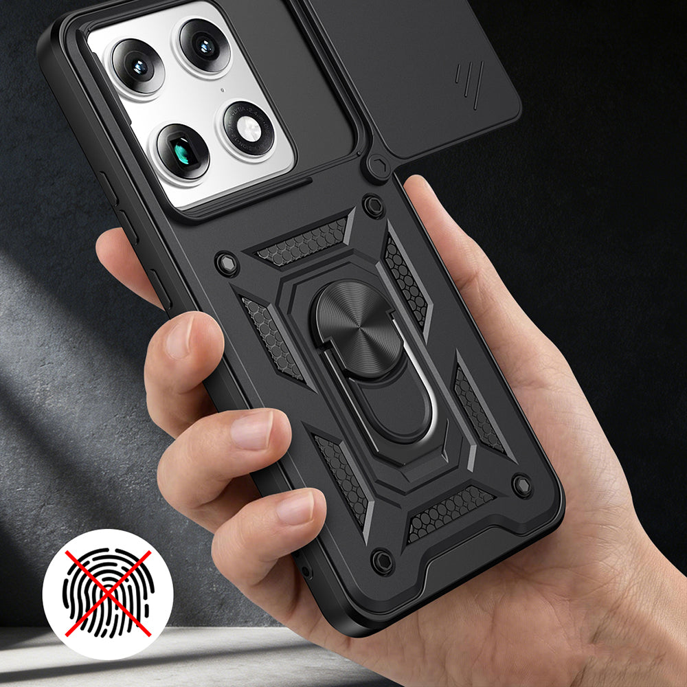 Husa pentru Motorola Edge 70 Ultra / Signature, Techsuit, CamShield, Neagra