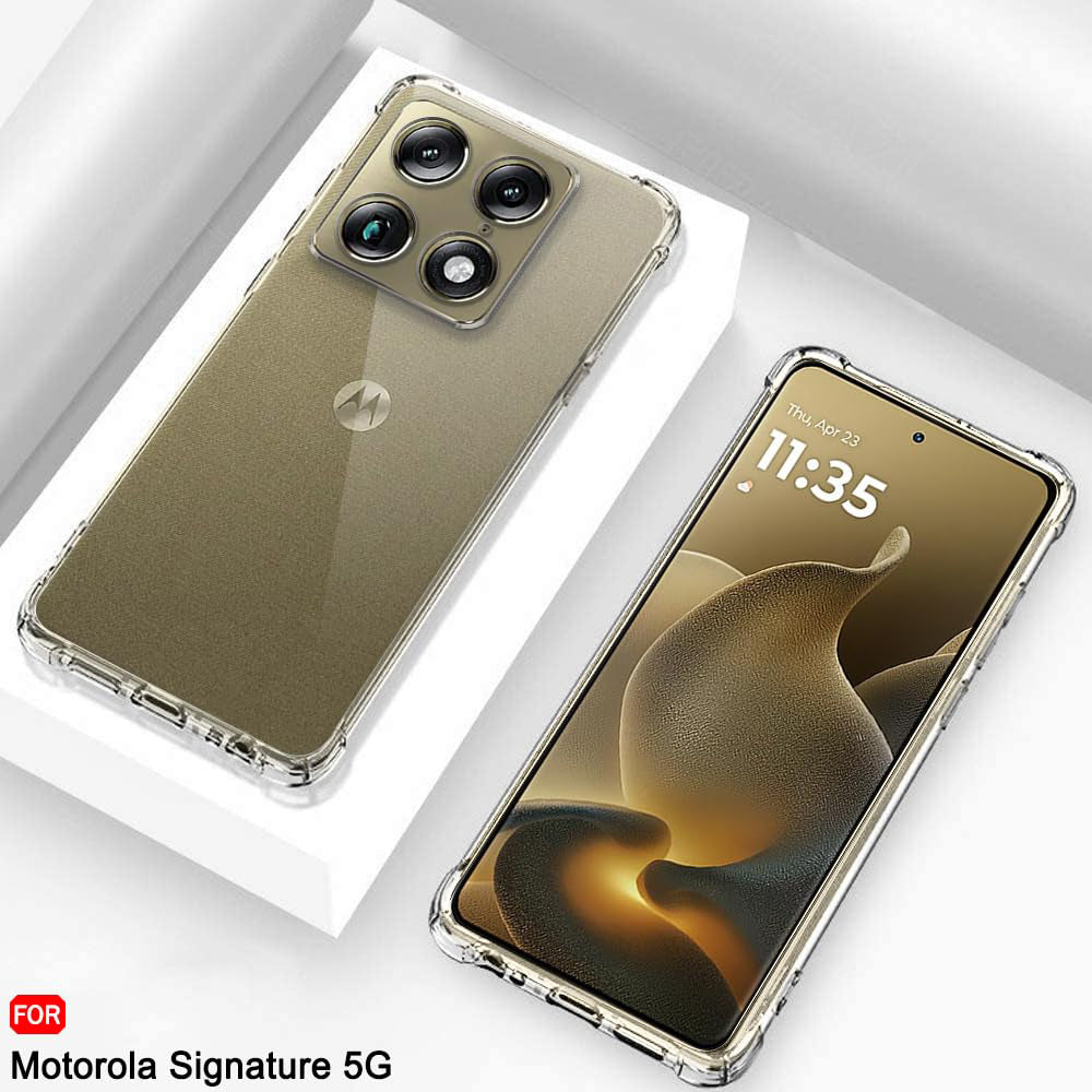 Husa pentru Motorola Edge 70 Ultra / Signature, Techsuit, Shockproof Clear, Transparenta