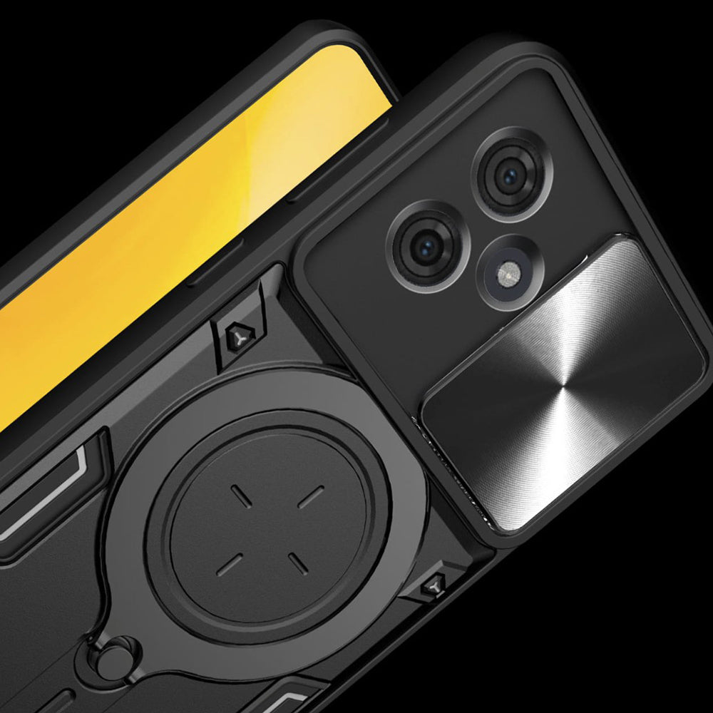Husa pentru Motorola Moto G86, Techsuit, CamGuard Pro, Neagra