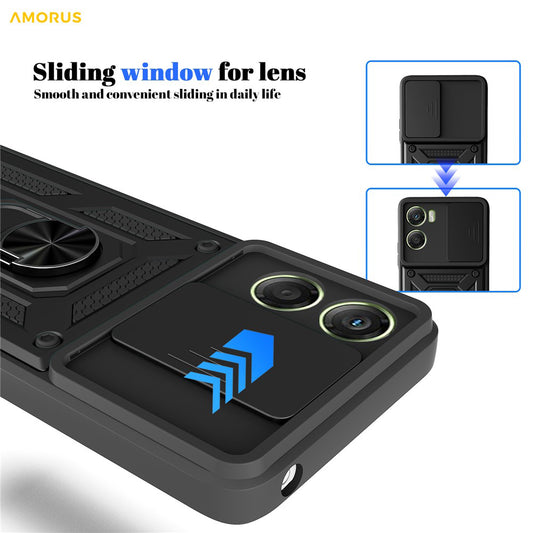 Husa pentru Motorola Moto G06, Techsuit, CamShield, Aurie