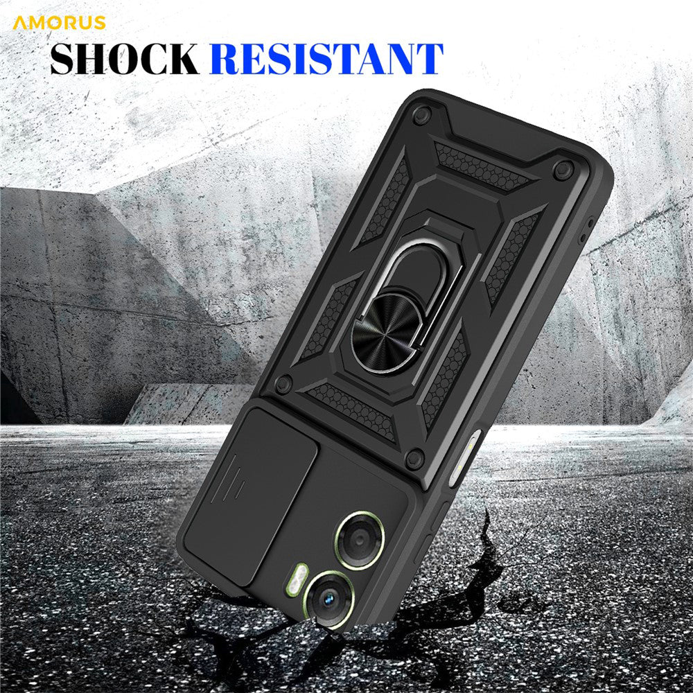 Husa pentru Motorola Moto G06, Techsuit, CamShield, Roz Aurie