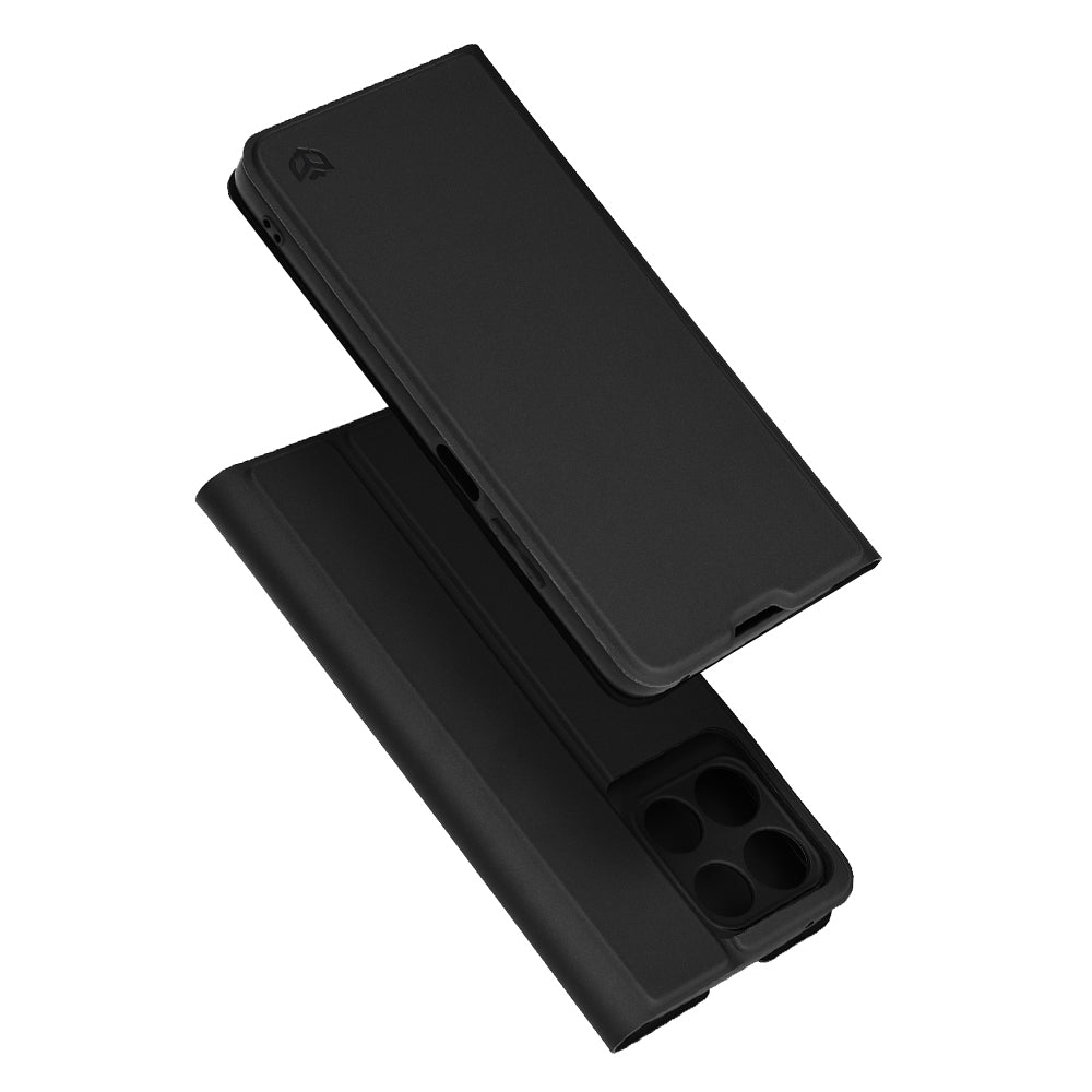 Husa pentru Motorola Moto G67 Power / G57 Power, Techsuit, Magskin Book, Neagra