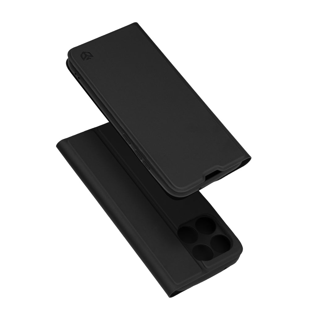 Husa pentru Motorola Moto G77 / G67, Techsuit, Magskin Book, Neagra