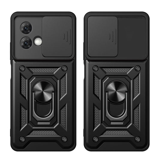 Husa pentru Motorola Moto G84, Techsuit, CamShield, Neagra
