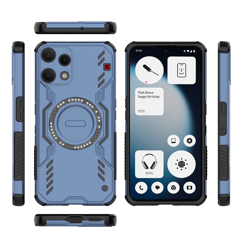 Husa MagSafe pentru Nothing Phone (3a) Lite, Techsuit, ArmorMag, Albastra