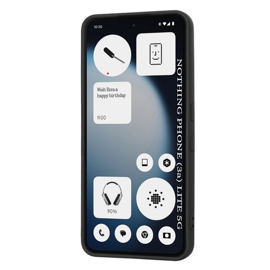 Husa pentru Nothing Phone (3a) Lite, Techsuit, SoftFlex, Neagra