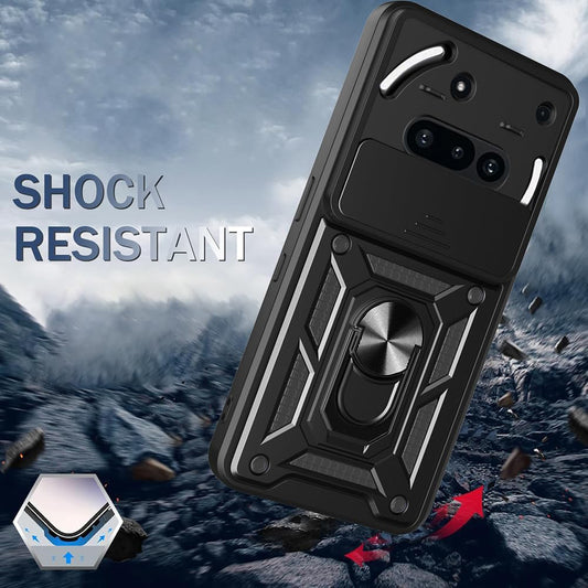 Husa pentru Nothing Phone (3a), Techsuit, CamShield, Albastra